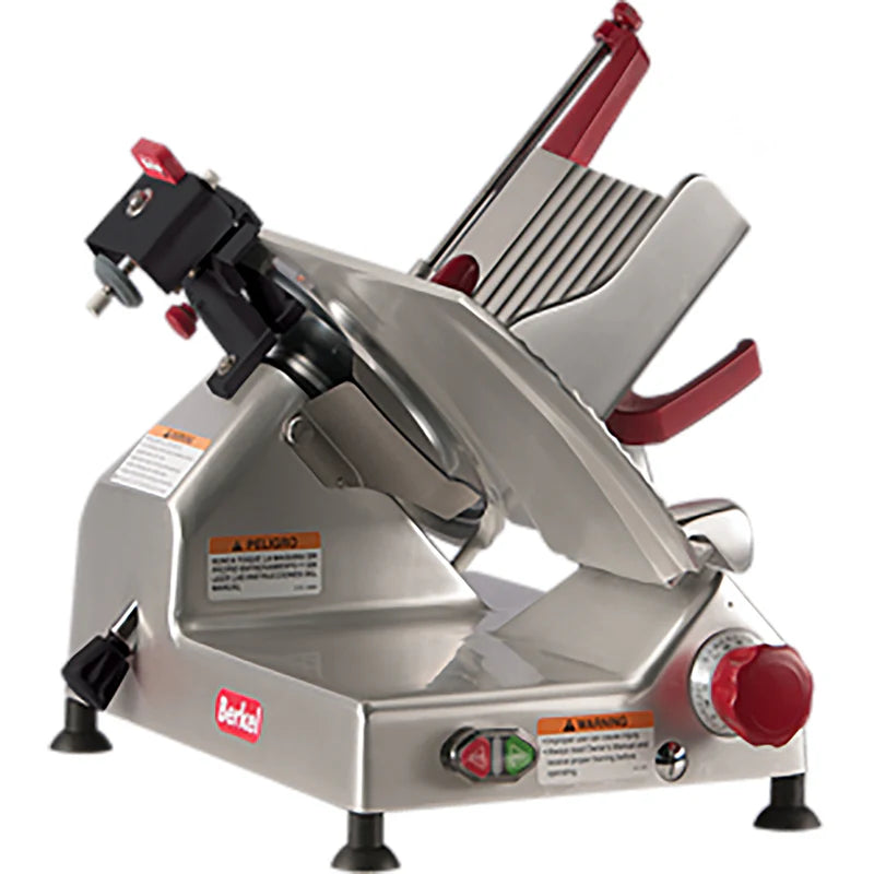 Berkel B12E 12” Blade Manual Aluminum Meat Slicer - 1/3 HP, Belt Drive