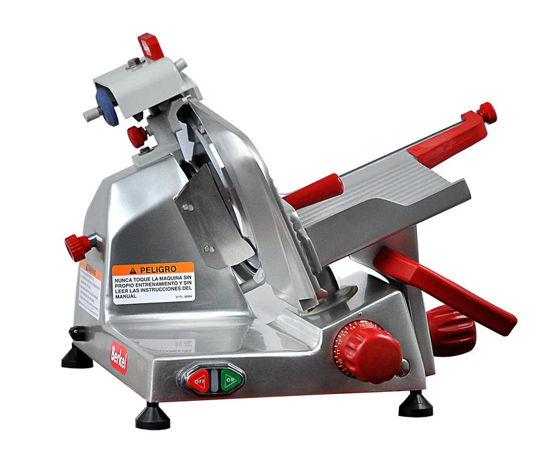 Berkel B9 9” Blade Manual Aluminum Meat Slicer - 1/4 HP, Belt Drive