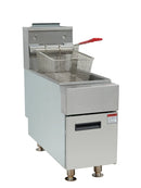 Blue Flame CTF-2 Natural Gas 35LB Counter Top Fryer