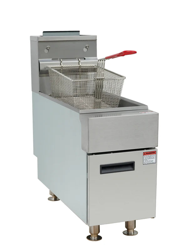 Blue Flame CTF-2 Natural Gas 35LB Counter Top Fryer