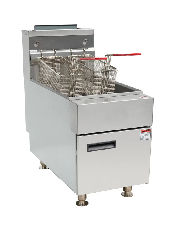 Blue Flame CTF-3 Natural Gas 35LB Counter Top Fryer