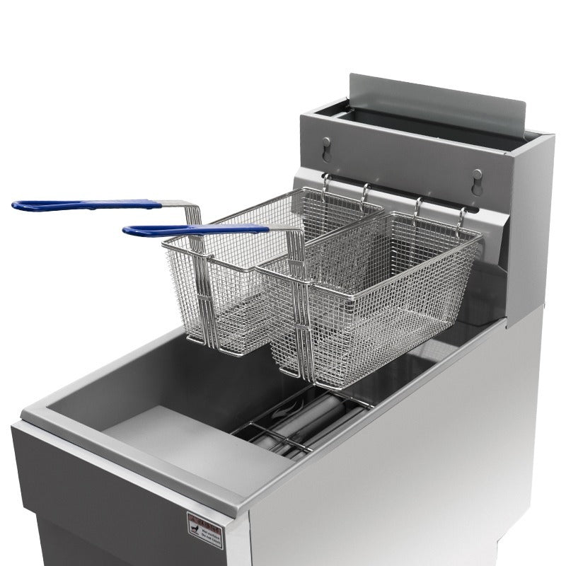 Blue Flame GF-120 Natural Gas 50lbs Fryer - 120,000 BTU