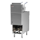 Blue Flame GF-120 Natural Gas 50lbs Fryer - 120,000 BTU