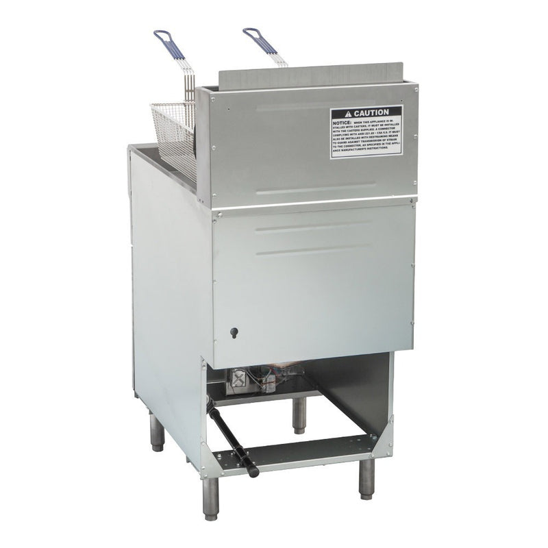 Blue Flame GF-85 Natural Gas 85lbs Fryer - 150,000 BTU