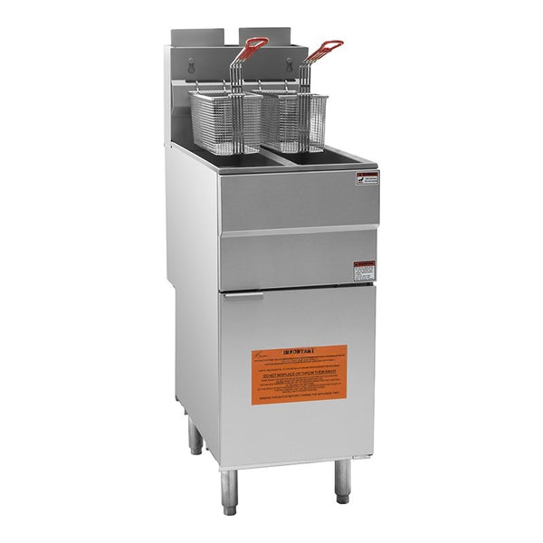 Blue Flame GF-120T 2 in 1 Fryer 120,000 BTU ( Save on Oil ) Split Fryer