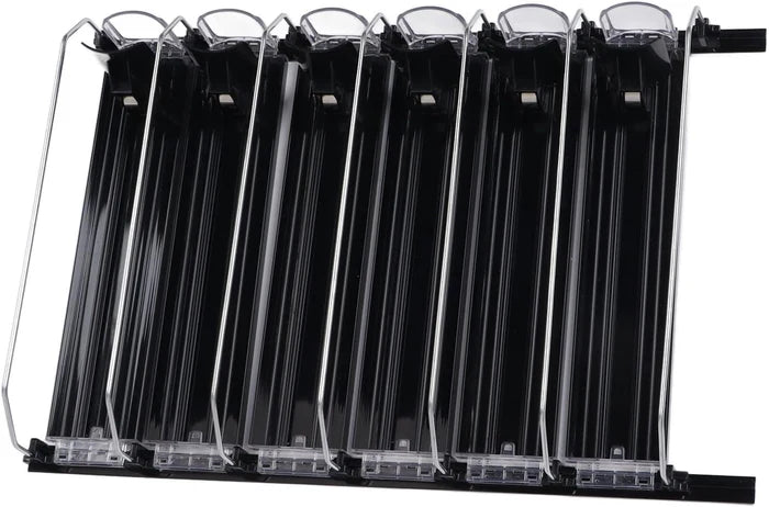 Drink Organizer - Refrigerator Self Push Drink Pusher, Can Dispenser Rack, Various sizes Available