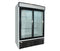 North Air NA-HGD49L Double Sliding Door 54" Wide Glass Display Refrigerator