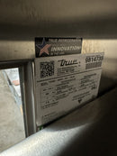 True TOAM-48-HC-TSL01 48" Stainless Steel Open Air Refrigerated Curtain Merchandiser