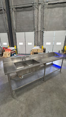Commercial Stainless Steel Sink Table