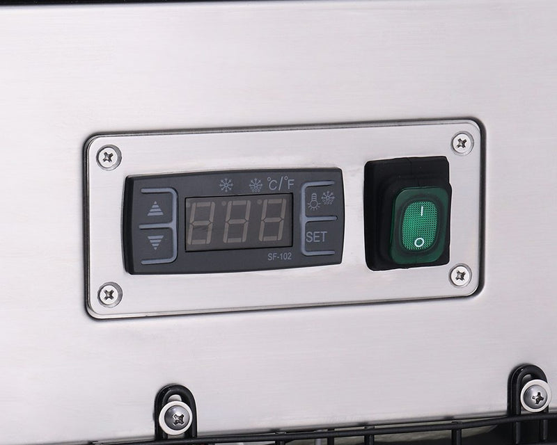 Kool-It KBF-72 2 Tier 71" Flat Glass Refrigerated Pastry Display Case