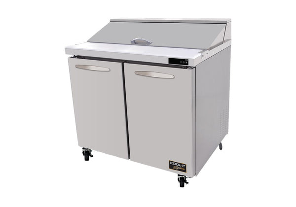 Kool-It Signature KST-36-2 Double Door 36" Refrigerated Salad/Sandwich Prep Table