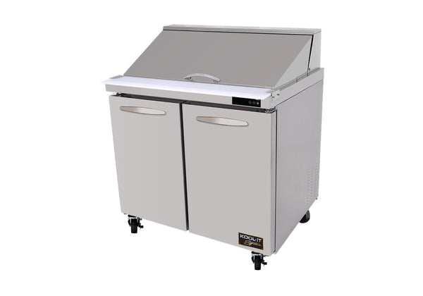 Kool-It Signature KSTM-36-2 Double Door 36" Mega Top Refrigerated Salad/Sandwich Prep Table