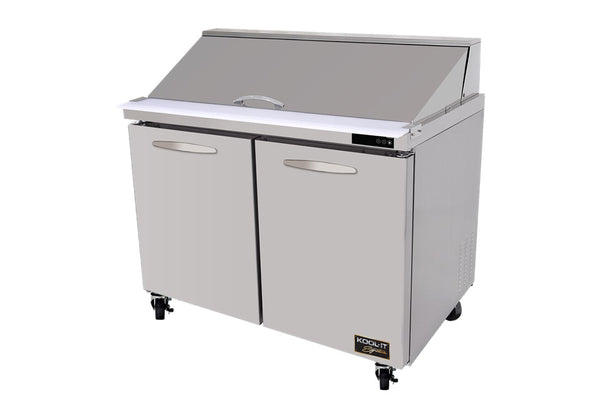 Kool-It Signature KSTM-48-2 Double Door 48" Mega Top Refrigerated Salad/Sandwich Prep Table