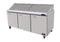 Kool-It Signature KSTM-72-3 Triple Door 72" Mega Top Refrigerated Salad/Sandwich Prep Table