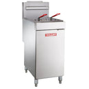 Vulcan LG300 Natural Gas/Propane 35-40Lbs Floor Fryer-90,000 BTU