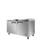 Atosa MGF8409GR Double Door 48" Undercounter Refrigerated Work Table With Backsplash