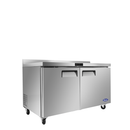 Atosa MGF8409GR Double Door 48" Undercounter Refrigerated Work Table With Backsplash