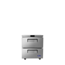 Atosa MGF8415GR 27″ Single Door Two-Drawer Undercounter Refrigerated Work Table