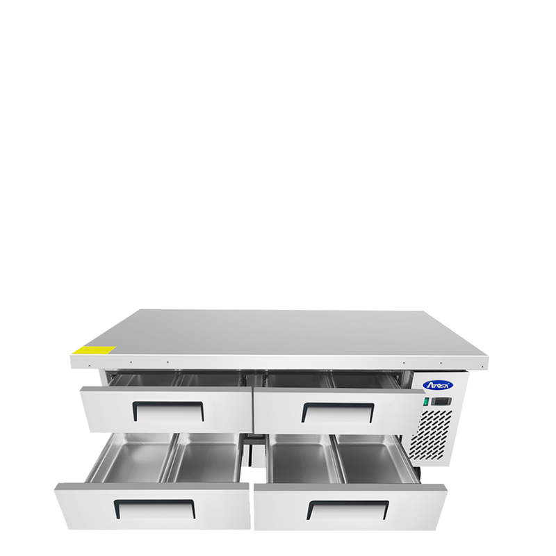 Atosa MGF8453GR 72″ 4 Drawer Refrigerated Chef Base