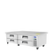 Atosa MGF8453GR 72″ 4 Drawer Refrigerated Chef Base