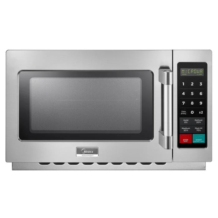 Midea 1034N1A Commercial Touchpad Microwave with Filter - 1000W, Fits 14" Platter
