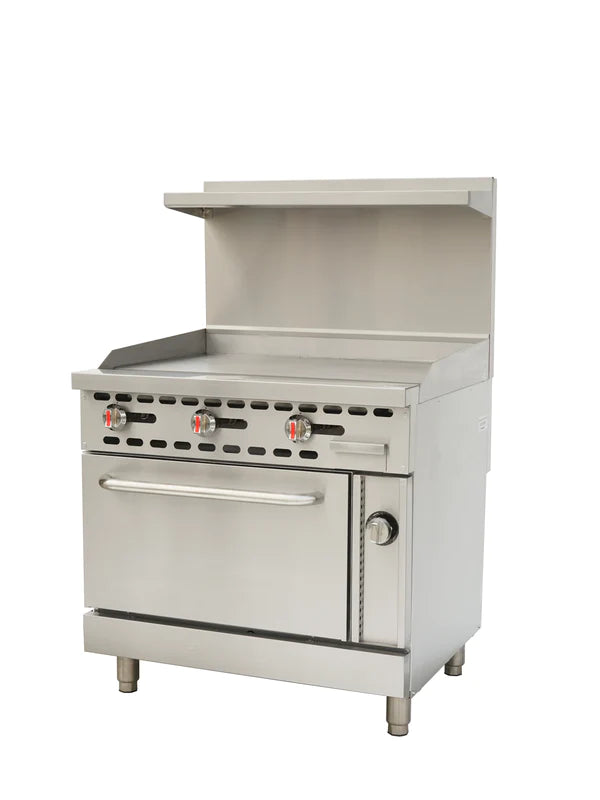Blue Flame 36" Thermostatic Griddle With Stove Top Oven