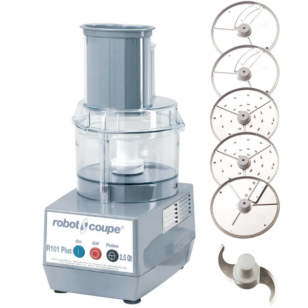 Robot Coupe R101P PLUS Food Prep & Bowl Cutter Combo - 2Qt Capacity