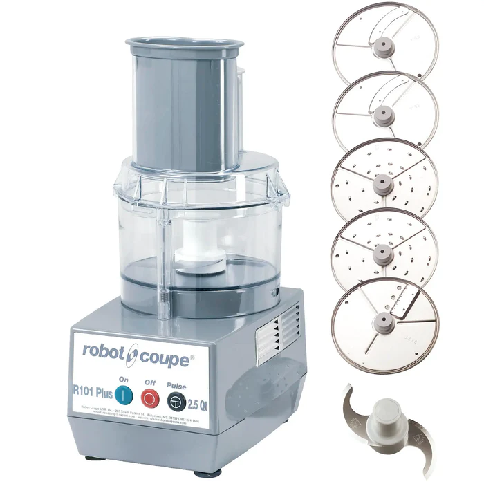 Robot Coupe R101P PLUS Food Prep & Bowl Cutter Combo - 2Qt Capacity