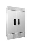 Habco SF46HCSX 47" Bottom Mount Double Solid Door Reach-In Freezer