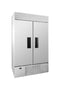 Habco SF46HCSX 47" Bottom Mount Double Solid Door Reach-In Freezer