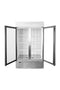 Habco SF46HCSX 47" Bottom Mount Double Solid Door Reach-In Freezer