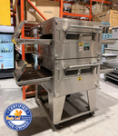 2018 XLT 1832 Series Compact Natural Gas Double Conveyor Oven -18" Wide Conveyor, 32" Long Cooking Chamber