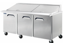 Fresh Town FMU-72-HC 72" Sandwich / Salad Prep Megatop Refrigerator
