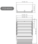 Fresh Town FOD-60VG 60" Open Air Merchandiser