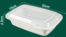 24oz Rectangular Meal Prep Containers (150 PCS/CTN)