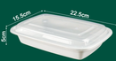 28oz Rectangular Meal Prep Containers (150 PCS/CTN)