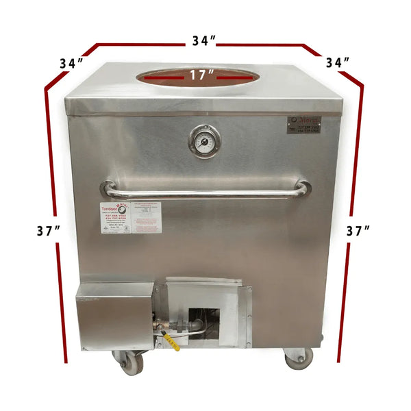 Morni T04 Natural Gas/Propane 34″ x 34″ Tandoori Oven- 100,000 BTUs