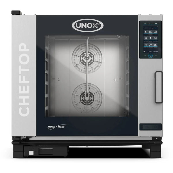 Unox XAVC-06FS Series Electric/Natural Gas Digital Controls Countertop Combi Oven - Fits 6 Full Size Sheet Pans or 12 Full Size Steam Table Pans