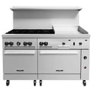 Vulcan 60SS-6B24GT Natural Gas/Propane 6 Burners with 24" Griddle Stove Top Range