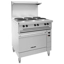 Vulcan EV36S-6FP-208 36" Electric 6 French Plates Cooking Range
