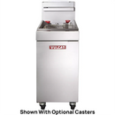 Vulcan LG500 Natural Gas  65-70Lb Floor Fryer - 150,000 BTU