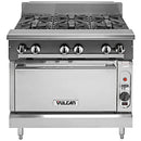 Vulcan V6B36C 36" Natural Gas/Propane 6 Burner Stove Top Range With Convection Oven