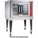 Vulcan VC4ED Single Deck Full Size Electric Convection Oven with Analog Control