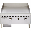 Vulcan VCRG24-M Natural Gas/Propane 24" Manual Griddle- 50,000 BTU