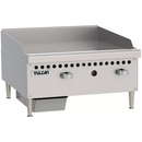 Vulcan VCRG24-M Natural Gas/Propane 24" Manual Griddle- 50,000 BTU