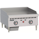 Vulcan VCRG24-T Natural Gas/Propane 24" Thermostatic Griddle- 50,000 BTU