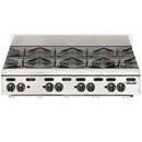 Vulcan VHP848 Heavy Duty Natural Gas/Propane 8 Burner Hot Plate-240,000 BTU