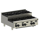 Vulcan VHP636U 36” Heavy Duty Natural Gas/Propane Step-Up 6 Burner Hot Plate - 180,000 BTU