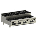 Vulcan VHP848U 48” Heavy Duty Natural Gas/Propane Step-Up 8 Burner Hot Plate - 240,000 BTU