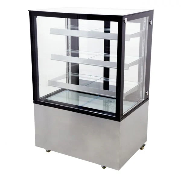 WindChill PC-35-3 Flat Glass 3 Tier 36" Refrigerated Pastry Display Case
